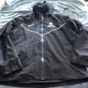 Womens Michigan state nike zip hooded jackets